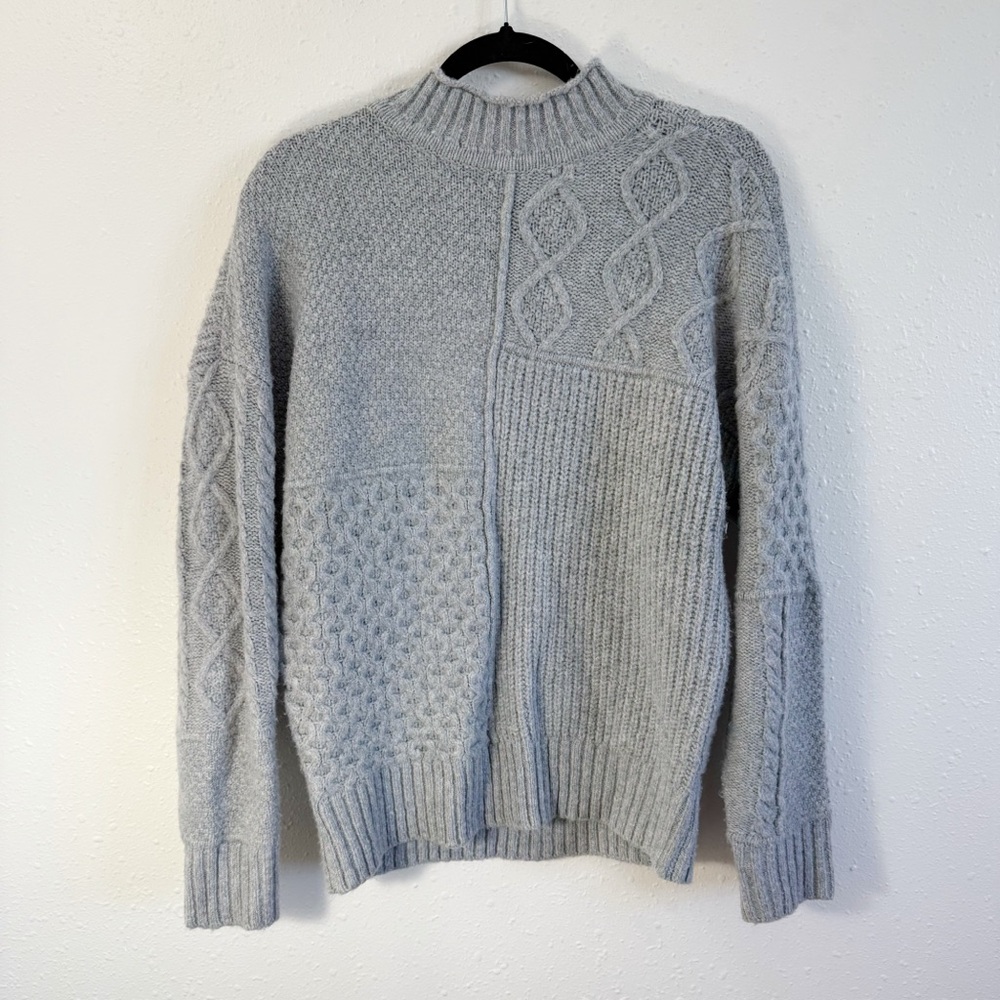 American Eagle‎ Outfitters Gray Cowl Neck Sweater